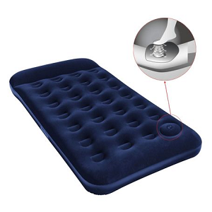 Colchón Inflable Bomba De Pie Y Almohada Incorporada Bestway