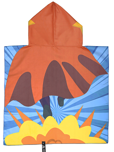 Toalla kids tipo poncho para niños - diseño superhéroe
