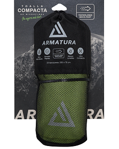 Toalla de microfibra - tamaño grande - color verde