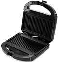 Sanduchera Panini Xpress - color negro con plateado - Black+Decker