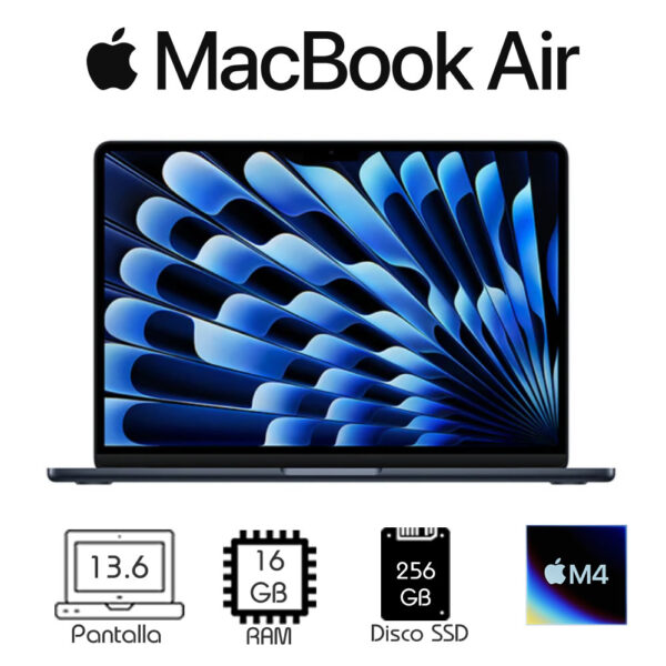 Apple MacBook Air 13 M4 13.6 16GB 256GB Liquid Retina Touch ID
