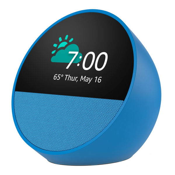 Parlante Alexa Amazon Echo Spot color azul