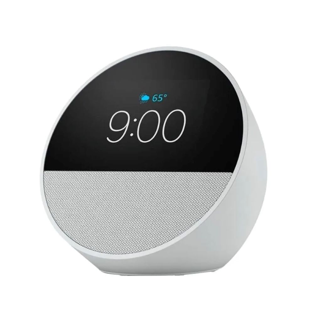 Parlante Alexa Amazon Echo Spot color glacier white