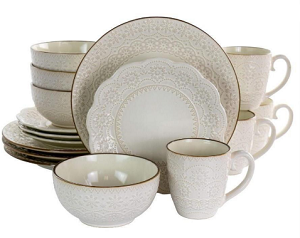[vajillajohane_4 piezas] Vajilla Johanne Dinner - 16 piezas – 4 puestos
