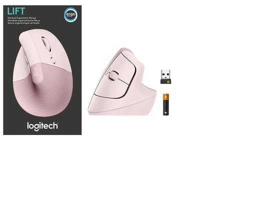 [FIN1205-21] Mouse logitech lift ergonomico color rosa