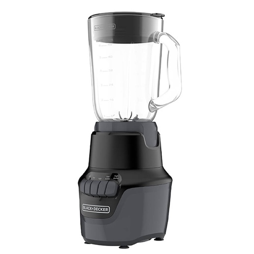 [BD-BL1600BG-LA] Licuador black decker hilex 800W jarra de vidrio 1.5 LTS 4 VEL. negra