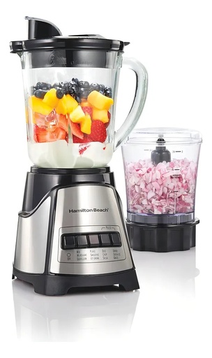 [P000000334] Licuadora y Picador de alimentos 2 en 1 Hamilton Beach