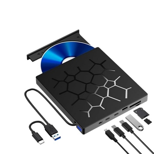 [3665636365265] Lector De Cd Dvd Externo Usb 3.0