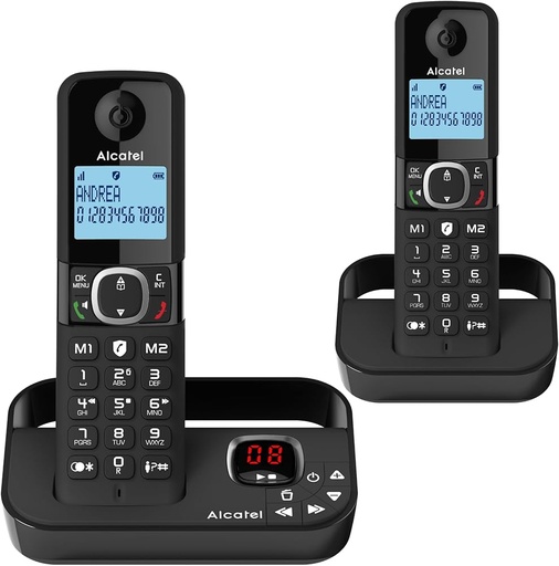 [F860CBDUO] Telefono inalambrico dos bases alcatel f860