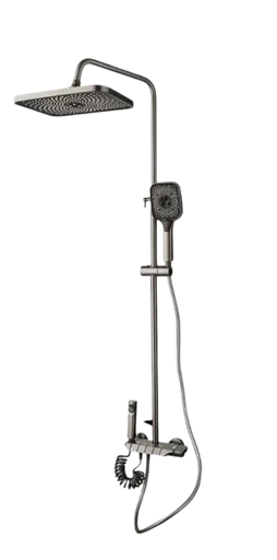 [4G43641] Ducha Negra Panel / Manguera Negro