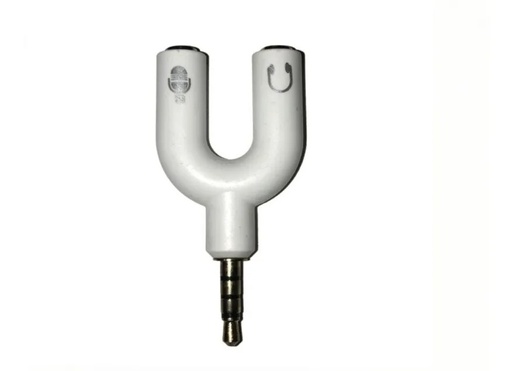 [68852] Auxiliar 3.5mm Divisor Auricular Microfono Splitter En Y