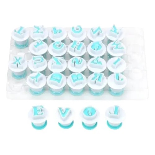 [HOG01979] Pastelería Moldes de Números y Letras Celeste