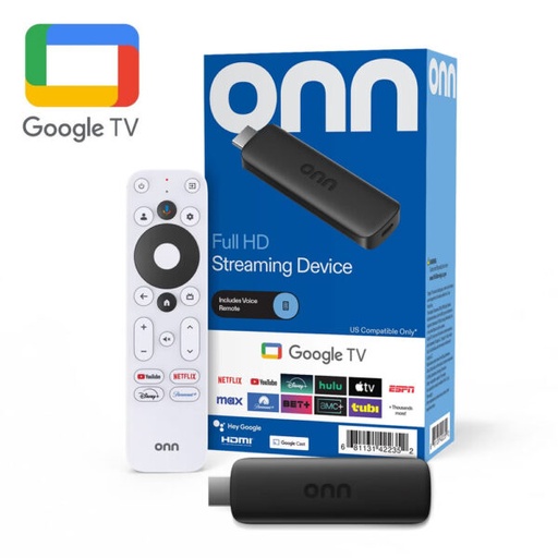 [TV Box Onn con Google TV FHD Android TV Chromecast] TV Box Onn con Google TV FHD Android TV Chromecast