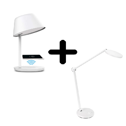 [05-03YL] Lampara mesa de trabajo pro xiaomi + lampara de velador con cargador inalambrico MADE FOR LOVE