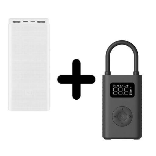 [028-112] Power bank 20000mah +Bomba de aire para neumaticos Xiaomi MADE FOR LOVE